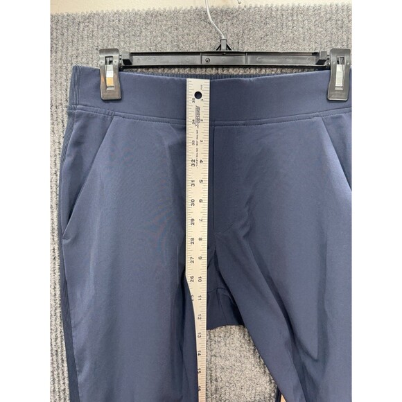 Athleta Brooklyn Mid Rise Ankle Pant Womens 4 Navy Lightweight Stretch Pull On - Picture 8 of 11
